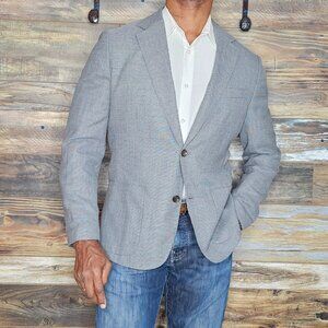 Bonobos Slim Fit Marzotto Italian Wool Dual Vent Unconstructed Blazer Jacket 40R